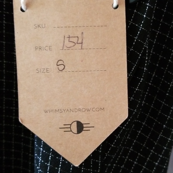 Romper Whimsy + Row black pin stripes - Picture 3 of 8